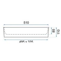 Умывальник Rea Avia U0840 - Превью изображения №2 — Интернет-магазин Time-Shop