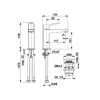 Смеситель KFA Malaga 452281544 - Превью изображения №7 — Интернет-магазин Time-Shop