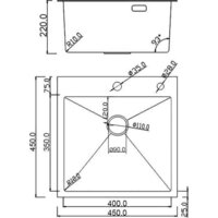 Кухонная мойка Roxen Simple 560220-45 - Превью изображения №16 — Интернет-магазин Time-Shop