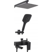Душевая система  Rea Fort REA-P9861 (черный) - Превью изображения №2 — Интернет-магазин Time-Shop