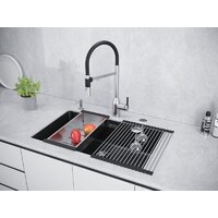 Кухонная мойка Paulmark Lumi LU74-AN - Превью изображения №4 — Интернет-магазин Time-Shop