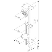 Душевой гарнитур  AM.PM Like F0180064 - Превью изображения №7 — Интернет-магазин Time-Shop
