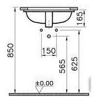 Умывальник Vitra S20 5474B003-0618 - Превью изображения №2 — Интернет-магазин Time-Shop