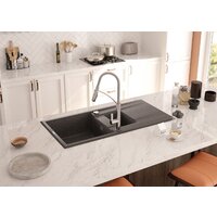 Кухонная мойка Deante Eridan ZQE S513 (серый металлик) - Превью изображения №3 — Интернет-магазин Time-Shop