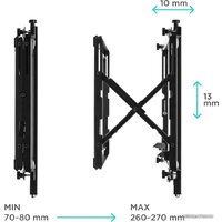 Кронштейн для информационной панели Onkron PRO7M (черный) - Превью изображения №4 — Интернет-магазин Time-Shop