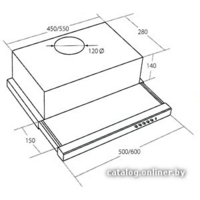 Кухонная вытяжка Akpo Light Glass 60 WK-7 (черный) - Превью изображения №4 — Интернет-магазин Time-Shop