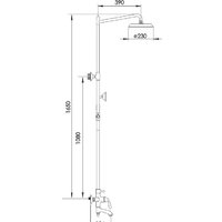 Душевая система  Rose R0236H - Превью изображения №2 — Интернет-магазин Time-Shop