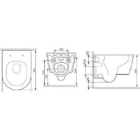 Унитаз подвесной AM.PM Func C8F1700SC - Превью изображения №10 — Интернет-магазин Time-Shop