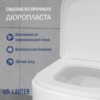 Унитаз напольный Lauter Rimless 21D2203 - Превью изображения №2 — Интернет-магазин Time-Shop
