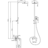 Душевая система  Diadonna D80-335103 - Превью изображения №7 — Интернет-магазин Time-Shop