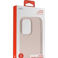 Чехол для телефона uBear Touch Mag Case для iPhone 13 Mini (розовый) - Превью изображения №5 — Интернет-магазин Time-Shop