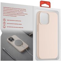 Чехол для телефона uBear Touch Mag Case для iPhone 13 Mini (розовый) - Превью изображения №6 — Интернет-магазин Time-Shop