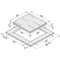 Варочная панель Krona Erde 45 BL 3BFTS - Превью изображения №13 — Интернет-магазин Time-Shop
