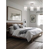 Припотолочная люстра Aitin Pro НПБ 02-3x60-101 6096/3 (белый/зотоло) - Превью изображения №2 — Интернет-магазин Time-Shop