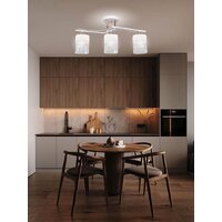 Припотолочная люстра Aitin Pro НПБ 02-3x60-101 6096/3 (белый/зотоло) - Превью изображения №4 — Интернет-магазин Time-Shop