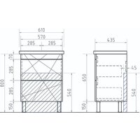  Vigo Тумба под умывальник Geometry 600-0-2 Фостер - Превью изображения №7 — Интернет-магазин Time-Shop