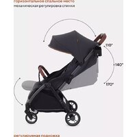 Коляска прогулочная «книга» Rant MOWbaby Atom MB200 (graphite) - Превью изображения №19 — Интернет-магазин Time-Shop
