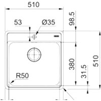Кухонная мойка Franke BCX 210-51 TL - Превью изображения №2 — Интернет-магазин Time-Shop