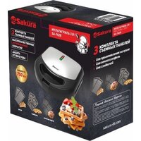 Многофункциональная сэндвичница Sakura SA-7428 - Превью изображения №2 — Интернет-магазин Time-Shop