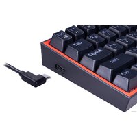 Клавиатура Redragon Fizz (черный/красный) - Превью изображения №7 — Интернет-магазин Time-Shop