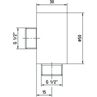Шланговое подключение E.C.A Minimal 102126634C1EX (черный матовый) - Превью изображения №2 — Интернет-магазин Time-Shop