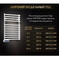 Полотенцесушитель iVigo EHR 5012 PRO 275Вт 92321205650102 (белый) - Превью изображения №11 — Интернет-магазин Time-Shop