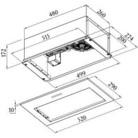 Кухонная вытяжка ZUGEL ZHI525B - Превью изображения №2 — Интернет-магазин Time-Shop
