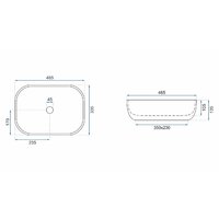 Умывальник Rea Livia U3800 - Превью изображения №5 — Интернет-магазин Time-Shop