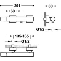 Смеситель с лейкой для биде Tres Project 21116701Nm - Превью изображения №2 — Интернет-магазин Time-Shop