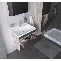  Grossman Тумба под умывальник Талис 80 см (графит) - Превью изображения №2 — Интернет-магазин Time-Shop