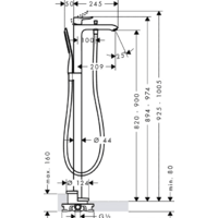 Смеситель Hansgrohe Metris [31471000] - Превью изображения №2 — Интернет-магазин Time-Shop