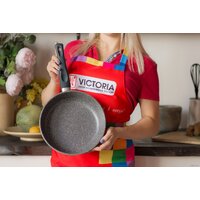 Сковорода Victoria Мрамор АЛА280 MR0028GR - Превью изображения №2 — Интернет-магазин Time-Shop