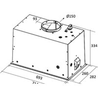 Кухонная вытяжка Elica Lane WH/A/72 - Превью изображения №4 — Интернет-магазин Time-Shop