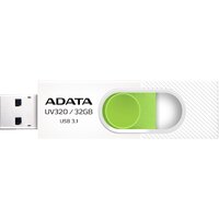 ADATA UV320 32GB (белый/зеленый)