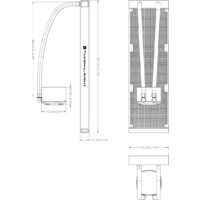 Система жидкостного охлаждения для процессора Thermalright Frozen Horizon 360 ARGB V2 (черный) - Превью изображения №9 — Интернет-магазин Time-Shop