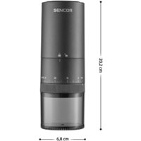 Аккумуляторная кофемолка Sencor SCG 4000BK - Превью изображения №3 — Интернет-магазин Time-Shop