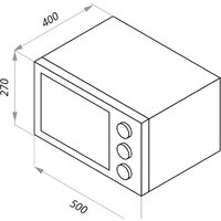 Мини-печь MAUNFELD CEMOB.363.W - Превью изображения №8 — Интернет-магазин Time-Shop