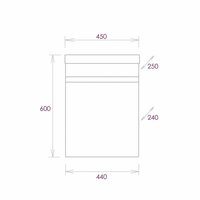  Onika Тумба под умывальник Милтон 45 (104511) - Превью изображения №6 — Интернет-магазин Time-Shop