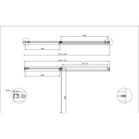 Душевая дверь Cezares URBAN-B-12-110-C-CR - Превью изображения №3 — Интернет-магазин Time-Shop