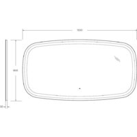  Cezares Зеркало CZR-SPC-MOLVENO-1500-800-MOV - Превью изображения №2 — Интернет-магазин Time-Shop