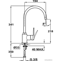 Смеситель TEKA IN 995 Inca (хром) - Превью изображения №3 — Интернет-магазин Time-Shop
