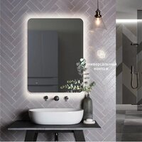  Алмаз-Люкс Зеркало Hanoi 6080d-4 (с подсветкой, датчик движения) - Превью изображения №2 — Интернет-магазин Time-Shop