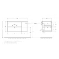  BelBagno Тумба под умывальник Kraft KRAFT-1000-2C-1A-SO-CG-L - Превью изображения №3 — Интернет-магазин Time-Shop