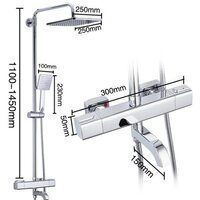 Душевая система  Gappo G2491 (хром) - Превью изображения №6 — Интернет-магазин Time-Shop