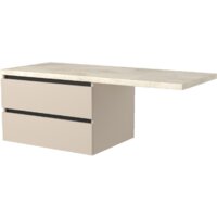 Дабер Тумба под умывальник Т3.8.0.17Ч (бежевый/черный)