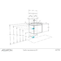  Акватон Тумба с умывальником Асти 55 1A2631V0AX2B0 - Превью изображения №12 — Интернет-магазин Time-Shop