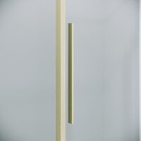 Душевая дверь Niagara Nova NG-44-9ASG 90х195 (золото сатин/прозрачное стекло) - Превью изображения №3 — Интернет-магазин Time-Shop