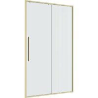 Душевая дверь Niagara Nova NG-44-9ASG 90х195 (золото сатин/прозрачное стекло) - Превью изображения №2 — Интернет-магазин Time-Shop