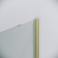 Душевая дверь Niagara Nova NG-44-9ASG 90х195 (золото сатин/прозрачное стекло) - Превью изображения №7 — Интернет-магазин Time-Shop