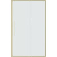 Niagara Nova NG-44-9ASG 90х195 (золото сатин/прозрачное стекло)